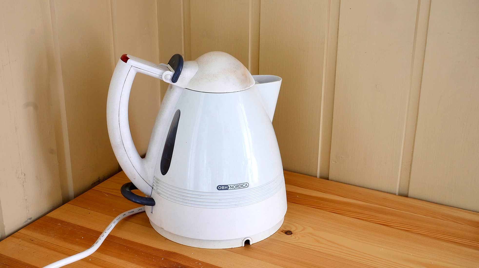 An old electric water kettle